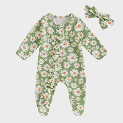 Floral Ruffle Jumpsuit