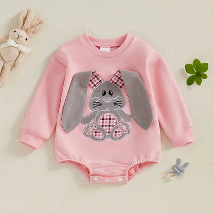 Floppy Eared Bunny Embroidered Bodysuit