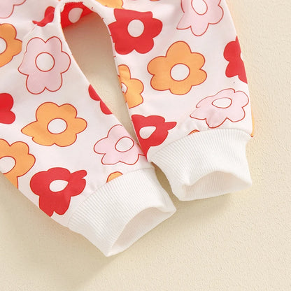 2 Pieces Floral  Suit