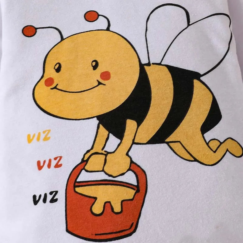 3 Piece Bee Onesies Outfit