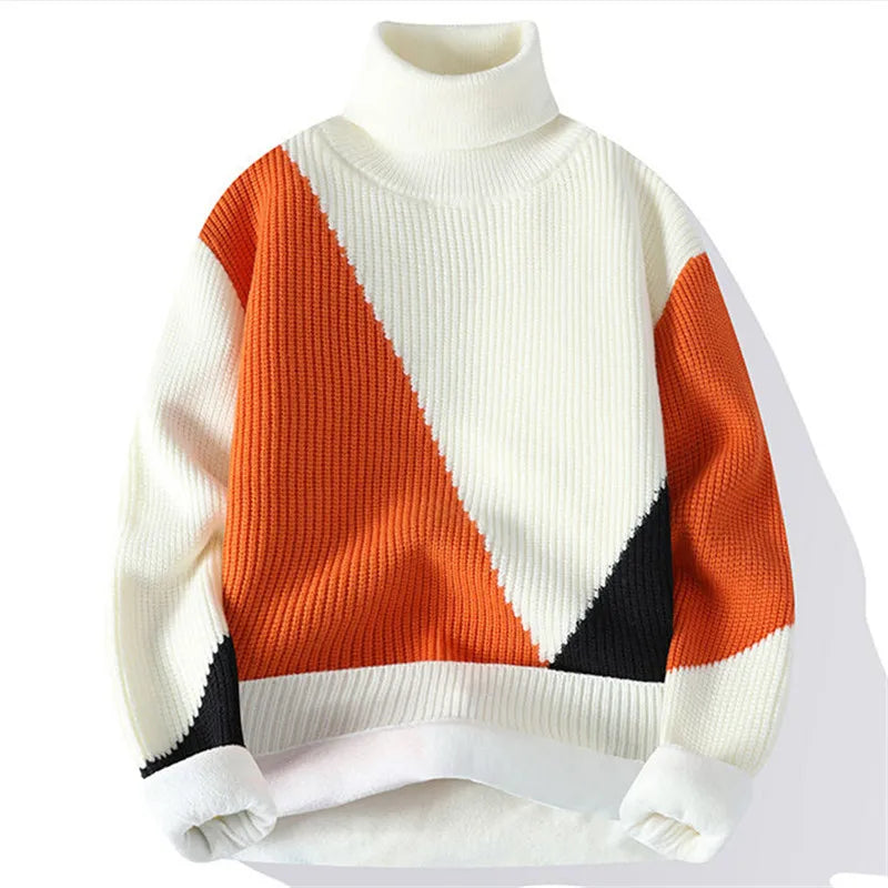 Turtleneck Sweater Fleece Pullovers