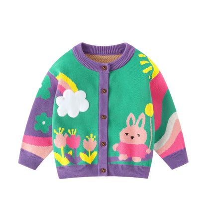 Cartoon Rabbit Autumn Top