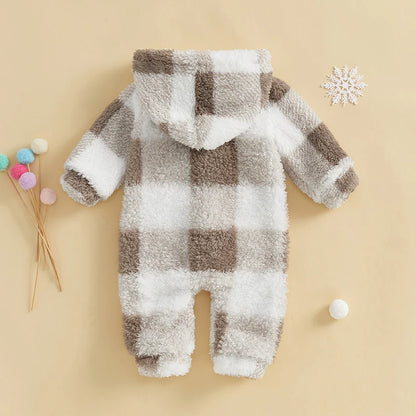 Checkered Winter Jumpsuit