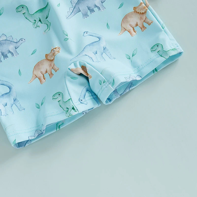 Maillot de bain 2 pièces à imprimé floral et protection contre les ruées vers la faune