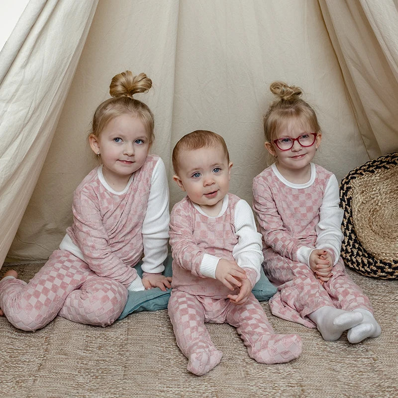 Onesies Checkered Jumpsuit