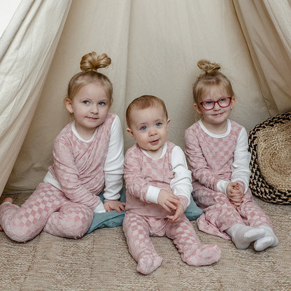 Onesies Checkered Jumpsuit