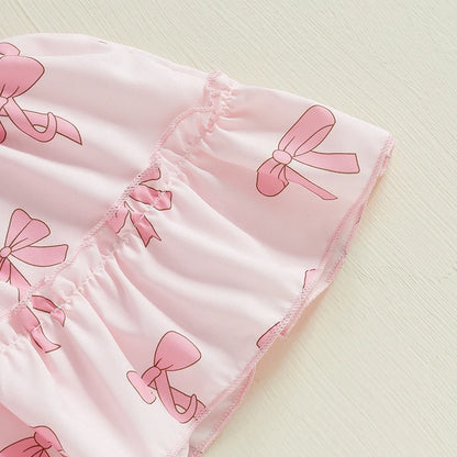 Summer Short Sleeve Romper Dress