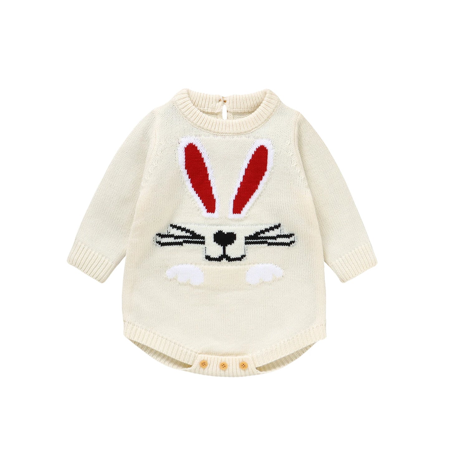 Knitted Embroidered Bodysuit