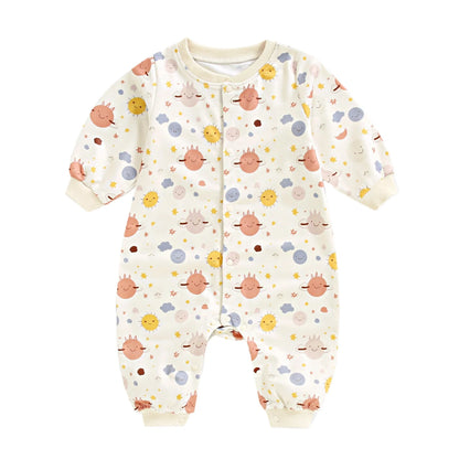 Infants Floral & Fauna Jumpsuit