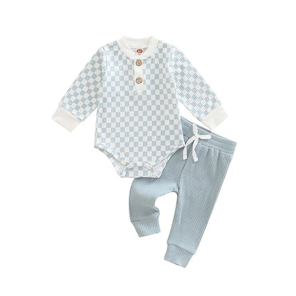 2 Piece Checkered Outfit