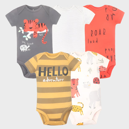 5 Piece Floral Bodysuit