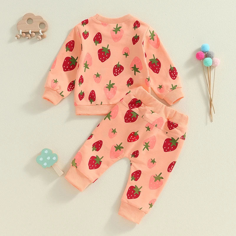 2 Piece Strawberry Outfit