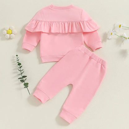 Ensemble 2 pièces pour bébé fille - Tenue d'automne