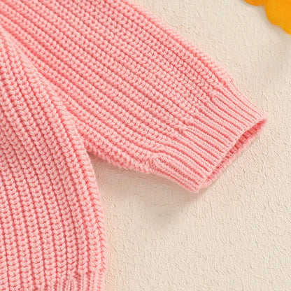 Embroidery Sweaters Long Sleeve