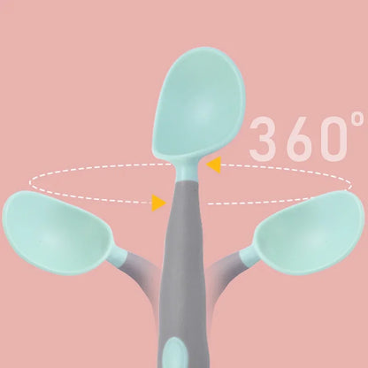 Heat-Resistant Bendable Spoon Fork