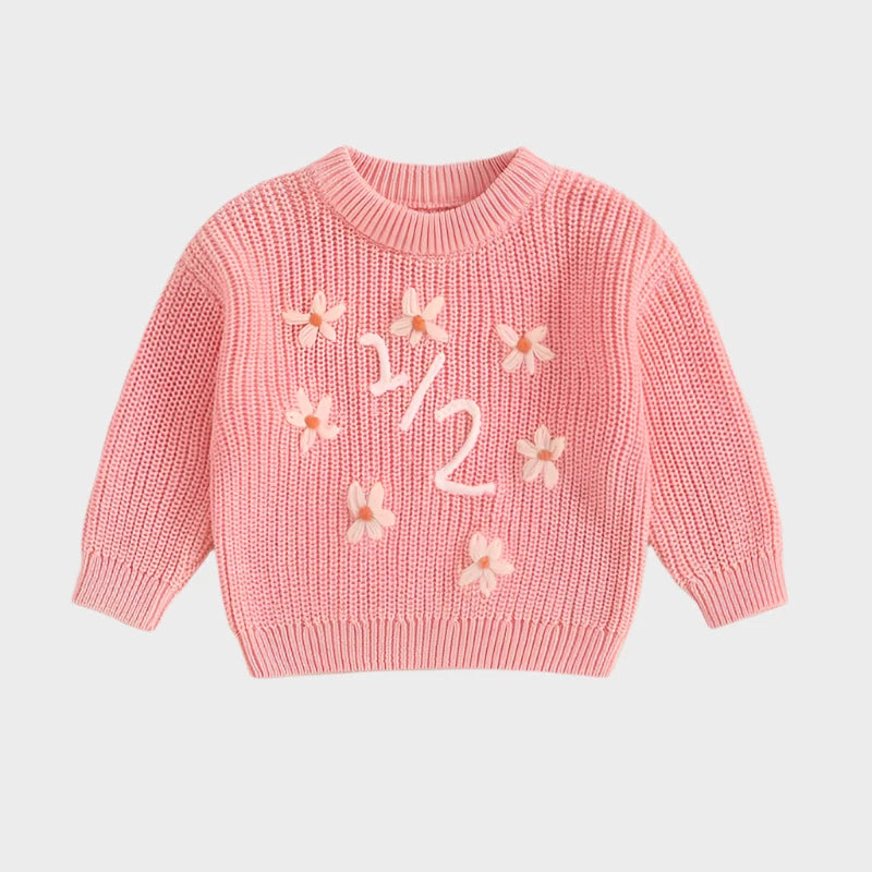 Embroidery Sweaters Long Sleeve