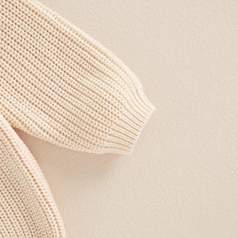 Pull à manches longues avec broderie florale