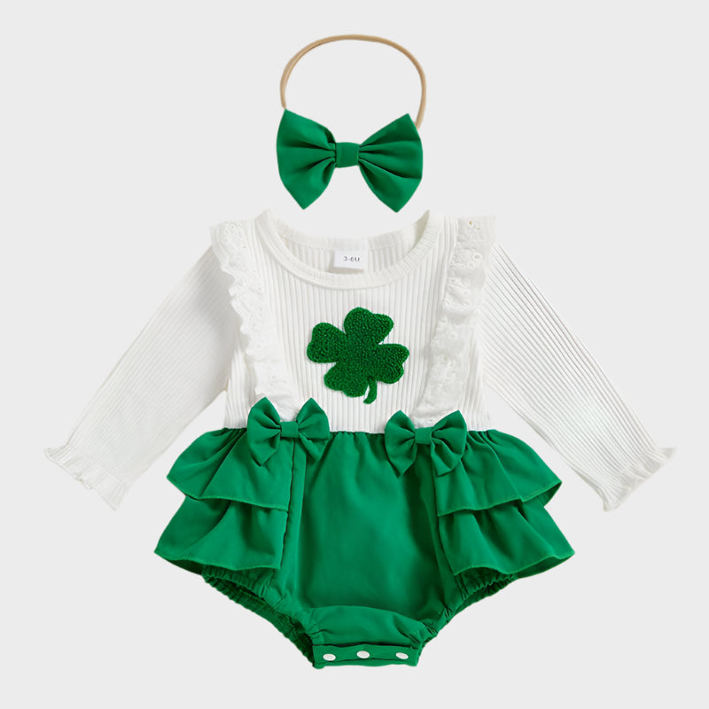 Clover Bodysuit with Headband