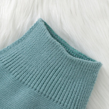 2 Piece Knitted Striped Suit