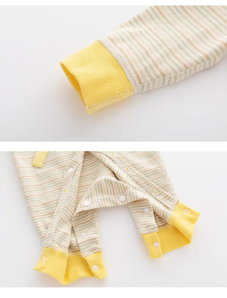 Striped Crawling Jumpsuit