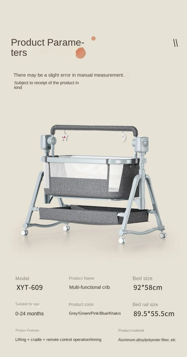 Baby Rocking Bassinet Crib