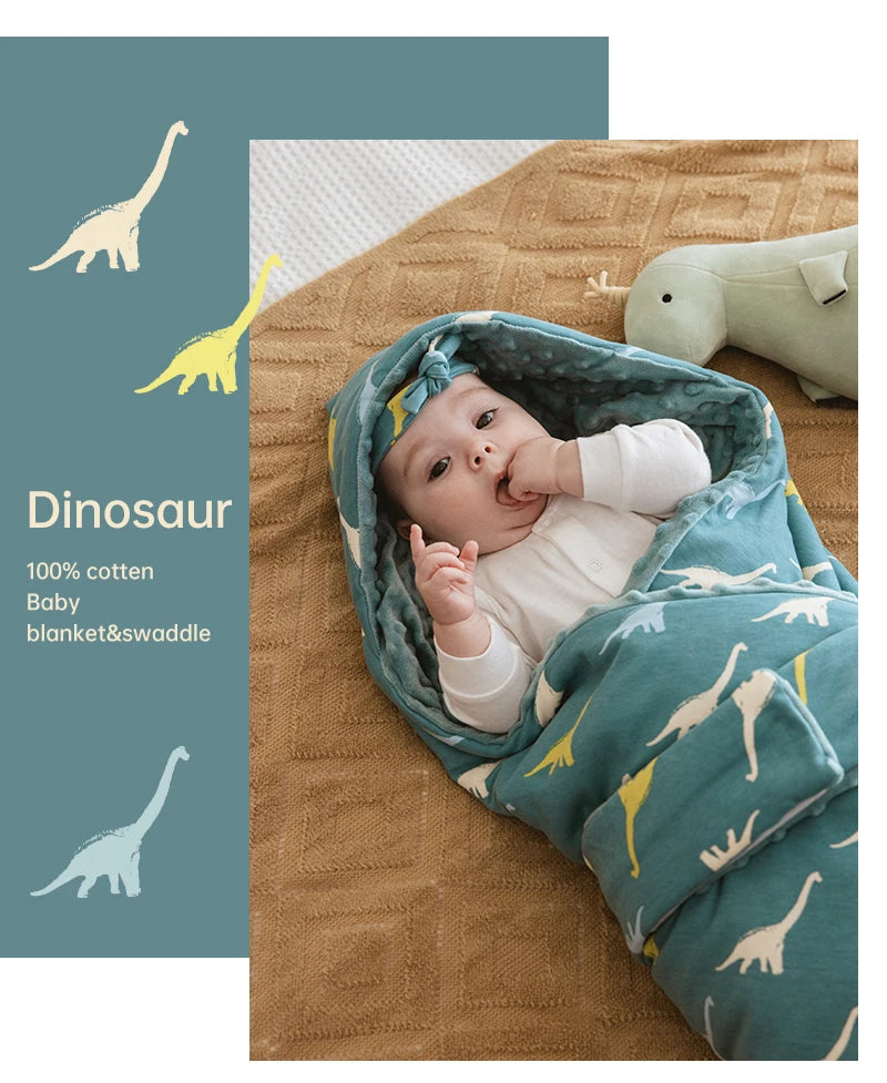 Floral & Faun Swaddle Wrap