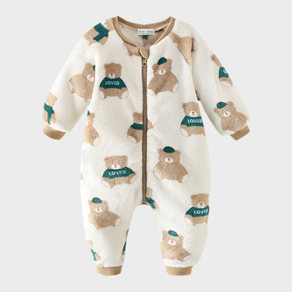 Bear Fleece Jumpsuit