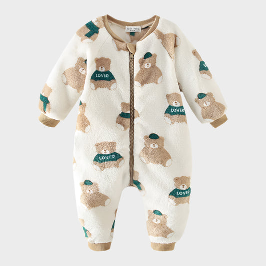 Bear Fleece Jumpsuit