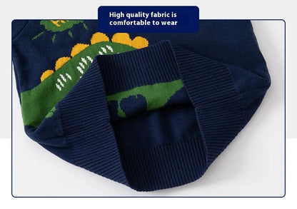 Dinosaur Long-Sleeve Sweater