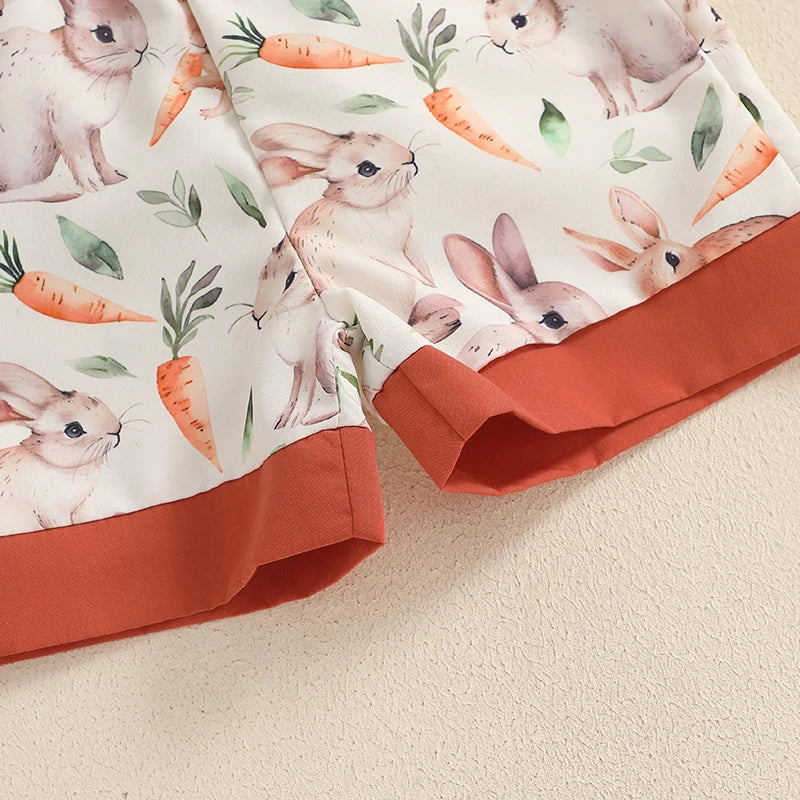 2 Piece Overall Bunny Outfit