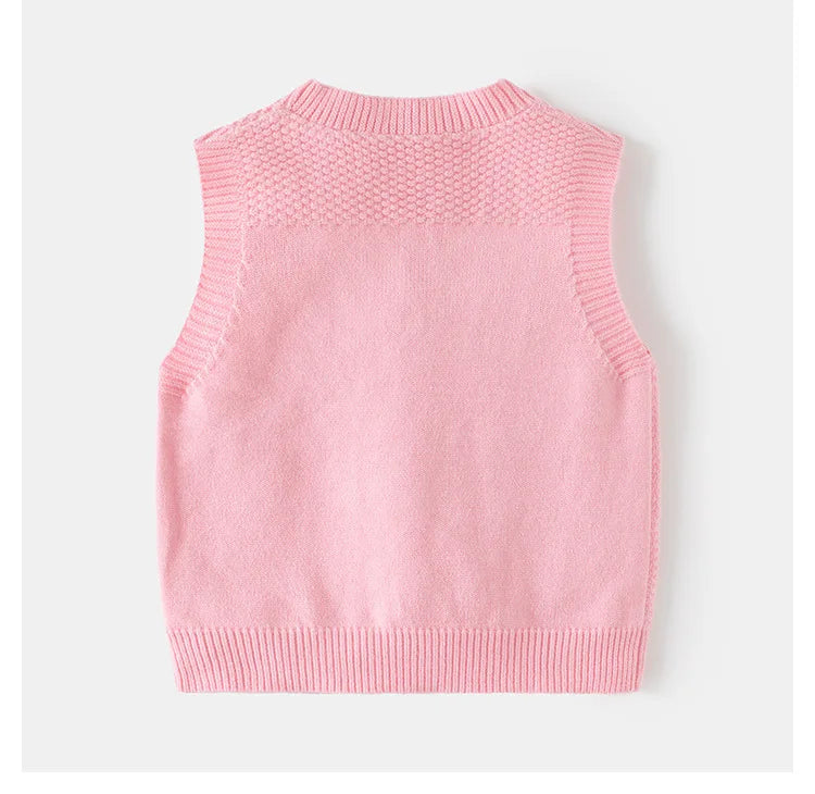 Gilet en tricot à col en V slim