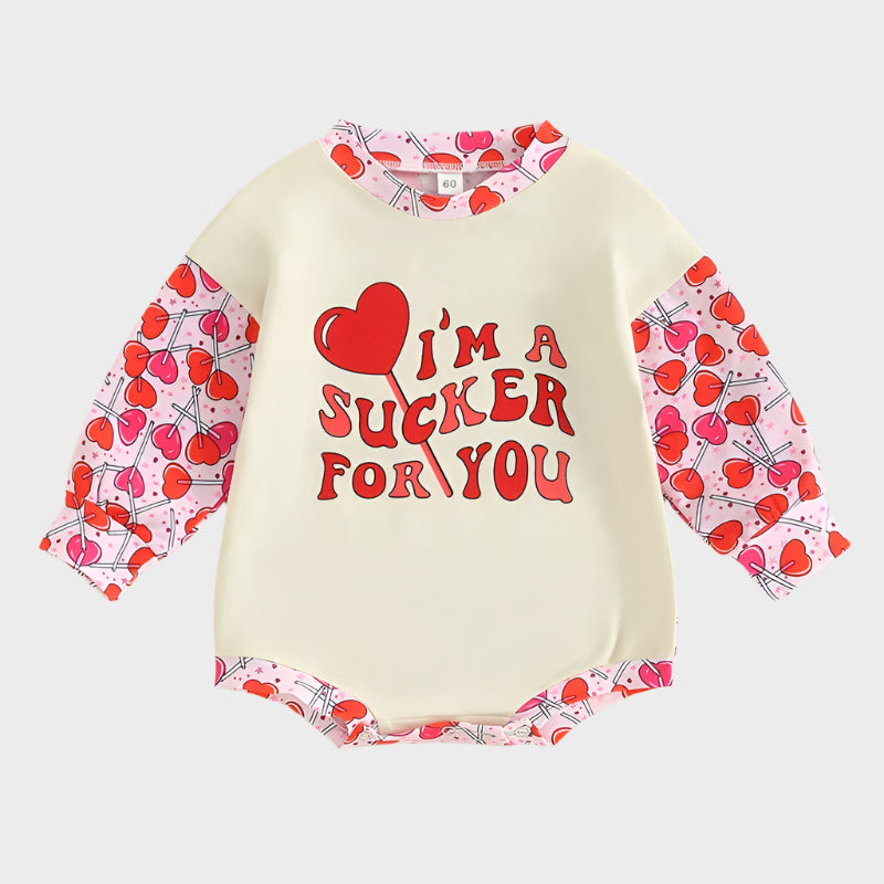 Valentine Heat Lollipop Bodysuit