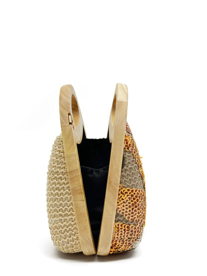 Embroidered Vintage Clutch Bag