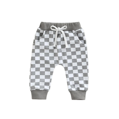 Checkered Autumn Trouser