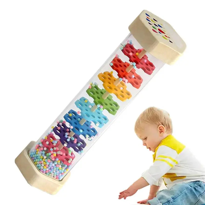 Wooden Rain Stick Rattle