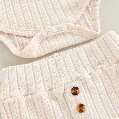 2 Piece Fashion Linen Outfit