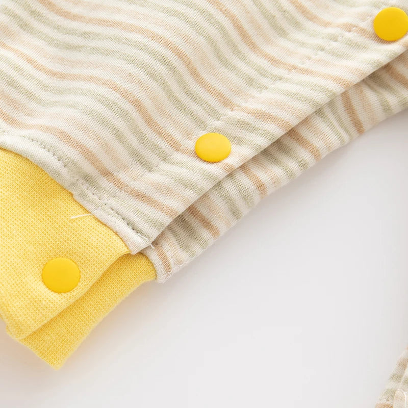 Striped Crawling Jumpsuit