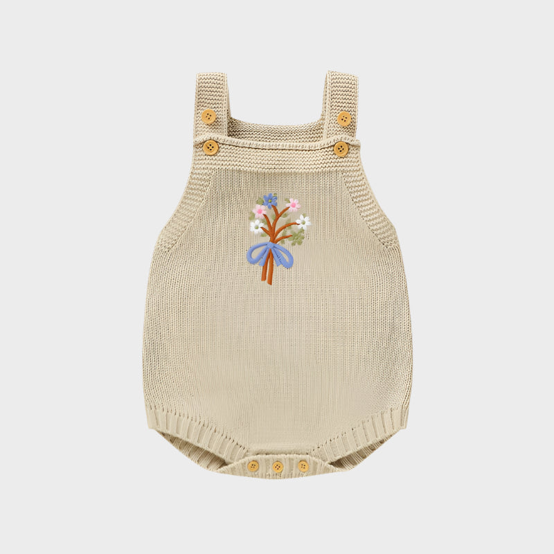 Floral Embroidered Bodysuit