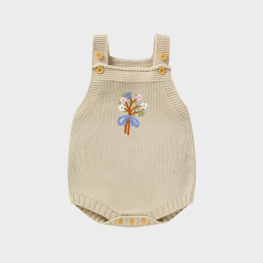 Floral Embroidered Bodysuit