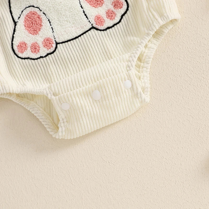 Body brodé lapin de Pâques