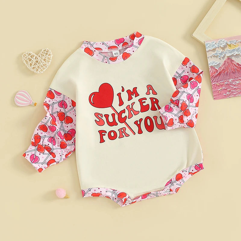 Valentine Heat Lollipop Bodysuit