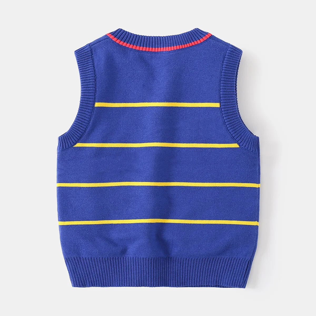 Gilet tricoté à col en V motif dinosaure Workmanship™