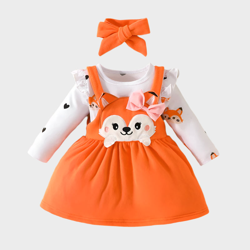 Cartoon Kitty Dress