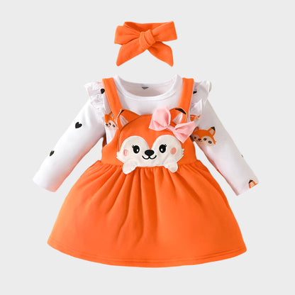 Cartoon Kitty Dress