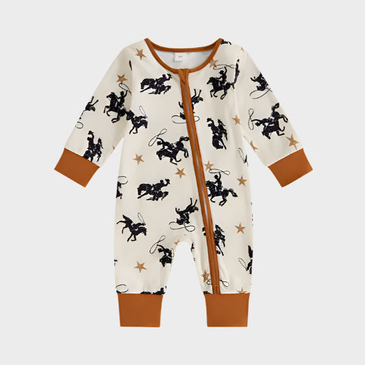 Western Cowboy Romper