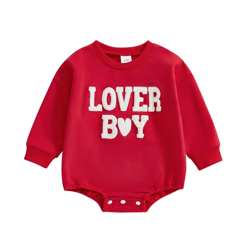 Autumn Lover Boy Embroidered Bodysuit