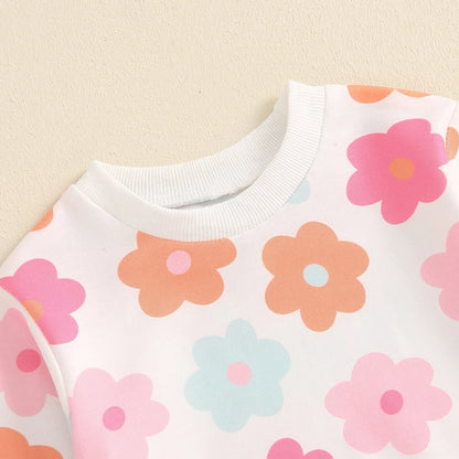 2 Pieces Floral  Suit