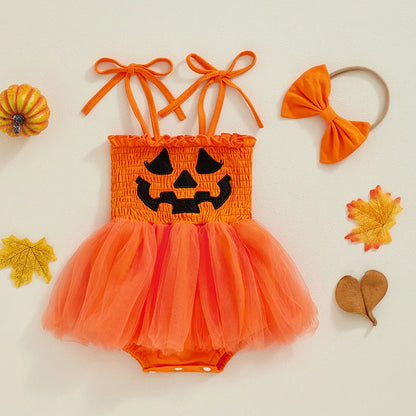 Fashion Pumpkin Romper