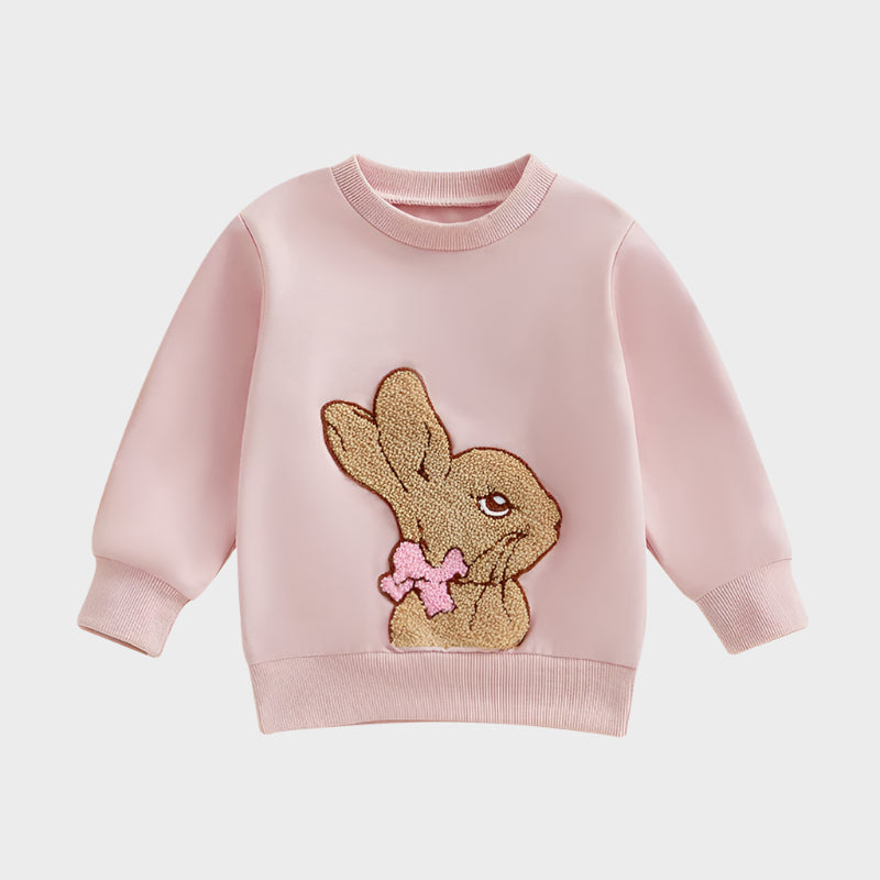 T-shirt brodé lapin d'automne