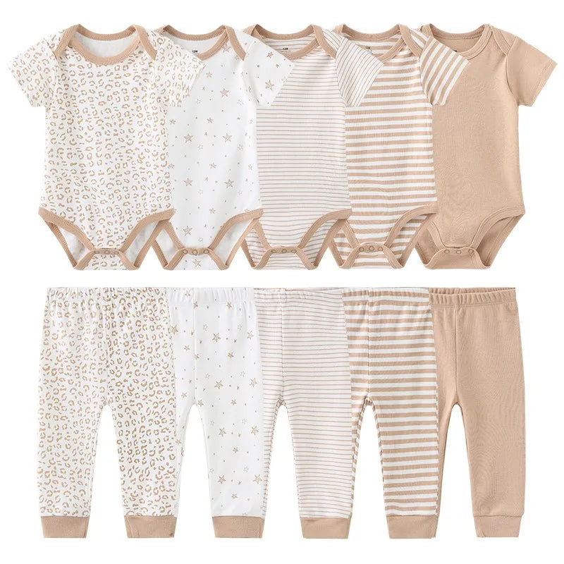 5 Sets Bodysuit with Pants
